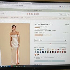 Birdy Grey brand bridesmaid dress